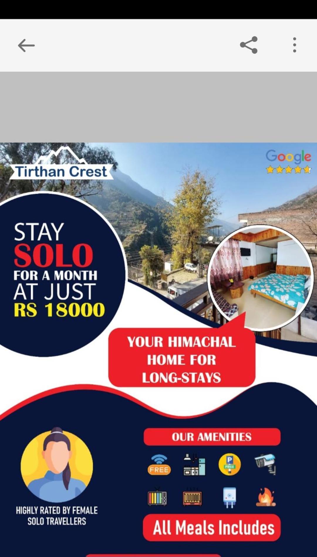Tirthan Crest Homestay Banjār Exterior foto